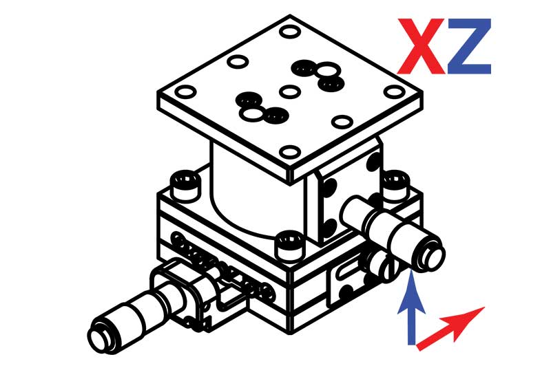 Supports de translation linéaire manuelle sur les axes XZ