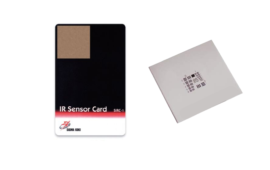 Resolution Targets And IR-UV Cards