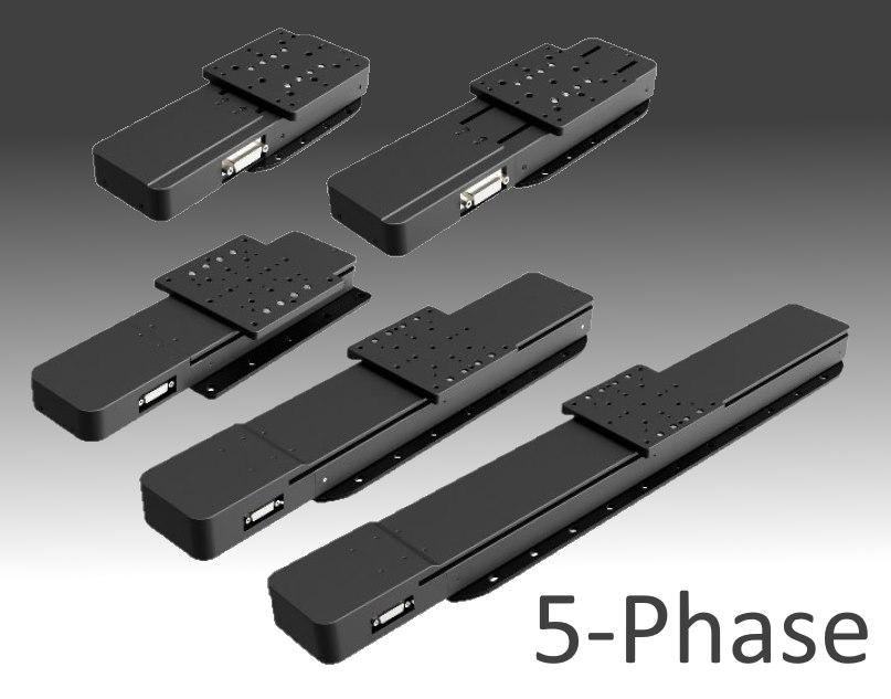 5-Phase Stepper Motor Stages