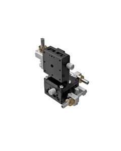 40X40mm EXC Bearing, Steel, XYZ-Axis Stage, (Vertical Platform) Side Hex Screw, +/-6.5mm, 6-32 Threads, Right-handed