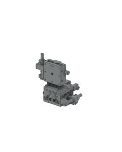 40X40mm EXC Bearing, Steel, XYZ-Axis Stage, (Vertical Platform) Side Hex Screw, +/-6.5mm, 6-32 Threads