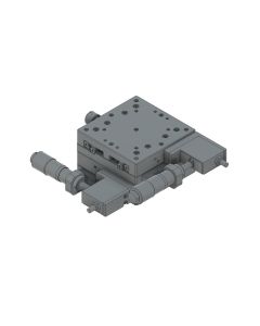60X60mm Piezo-Assist XY-Axis Stage, Right-Hand Adjuster, +/-6.5mm, M4 Threads