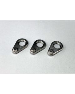 Adjuster locks, stainless steel, M6×0.25 thread, pack of 3 ea.