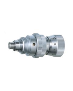 4.5mm Travel Differential Micrometer Head, Flat Carbide Tip, M14xP1 Mounting Thread