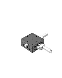 65X65mm EXC Bearing, Steel, XY-Axis Stage, Center Micrometer, +/-6.5mm, M6 Threads