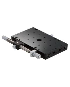 100X160mm EXC Bearing, Steel, X-Axis Stage, Side Differential Micrometer, +/-35mm, M4 Threads