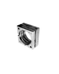 50.8-mm, Welded Stainless Steel Flexure Mirror Mount, Bulkhead Mounting