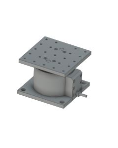 120X120mm EXC Bearing, Steel, Z-Axis Stage, (Horizontal Platform/Base) Center Hex Screw, +/-10mm, M6 Threads
