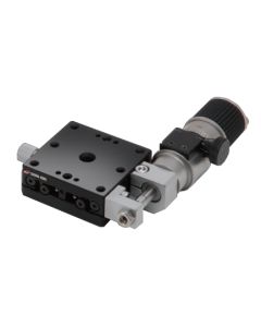 40X40mm EXC Bearing, Steel, X-Axis Stage, Side Sub-Micron Worm-screw Micrometer, +/-6.5mm, M3 Threads