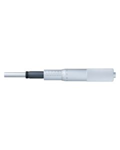 50mm Travel Micrometer Head, Flat Carbide Tip,  12mm Shank Diameter