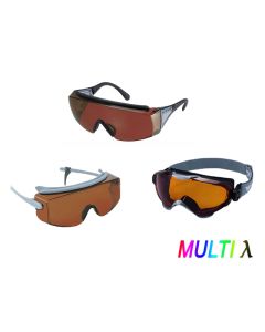 Lunettes de protection laser pour multi-longueur d'onde