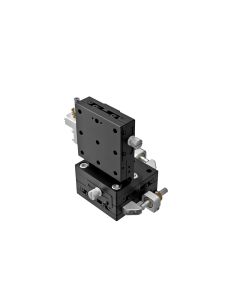 65X65mm EXC Bearing, Steel, XYZ-Axis Stage, (Vertical Platform) Side Hex Screw, +/-6.5mm, 1/4-20 Threads
