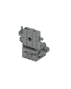 Aluminum Crossed Roller XYZ Stage Side Drive Metric Threads Right Hand with Fine Pitch Screw