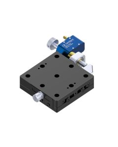 Motorized 65X65mm EXC Bearing, Steel, X-Axis Stage, Side Piezomotor, +/-6.5mm, 1/4-20 Threads