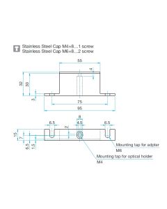 Cage Mounting plate for breadboard