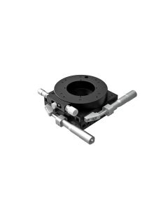 Steel Extended Contact XY with Rotation Stage 120mm Size  Metric Threads