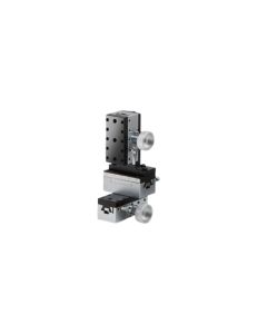 25X50mm Dovetail Bearing, Brass, XYZ-Axis Stage, Rack&Pinion Drive, +/-10mm, M3 Threads