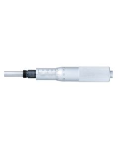 40mm Travel Micrometer Head, Flat Carbide Tip,  10mm Shank Diameter