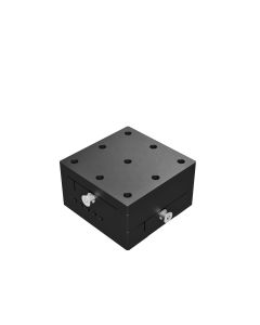 65X65mm Dovetail Bearing, Brass, XY-Axis Stage, Center Leadscrew, +/-12.5mm, 1/4-20 Threads