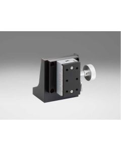 34X60mm Dovetail Bearing, Brass, Z-Axis Stage, (Vertical Platform/Horizontal Base) Rack&Pinion Drive, +/-15mm, M4 Threads