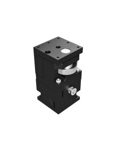 25X25mm Dovetail Bearing, Brass, XYZ-Axis Stage, Center Leadscrew, +/-3mm, M2 Threads
