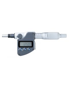 25mm Travel Digital Display Micrometer Head, Flat Carbide Tip, 10mm Shank Diameter