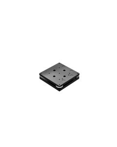 100X100mm, 2-Axis Kinematic Tilt Stage, Aluminum, Edge-Knob Adjustment, +/-2-deg., M4 Threads