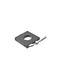 120X120mm EXC Bearing, Steel, X-Axis Stage, Side Micrometer, +/-20mm, M4 Threads