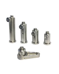 75mm Stainless Steel Post Holder 1/2-in posts, Pedestal Base