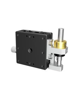 40X40mm EXC Bearing, Steel, Z-Axis Stage, (Vertical Platform/Base) Side Hex Screw, +/-6.5mm, M3 Threads