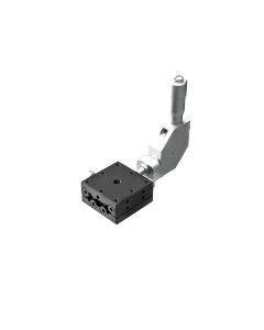 25X25mm EXC Bearing, Steel, X-Axis Stage, Center 90-Deg. Micrometer, +/-3mm, M2 Threads