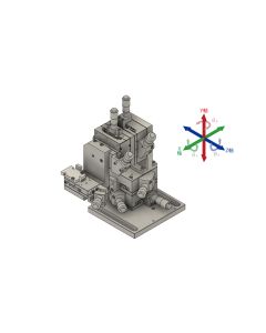 Manual 6-axis Optical Fiber Alignment Stage Unit