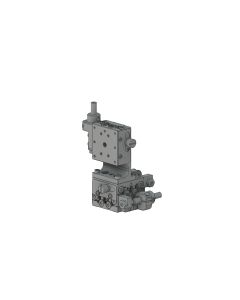 25X25mm EXC Bearing, Steel, XYZ-Axis Stage, (Vertical Platform) Side Hex Screw, +/-3mm, M2 Threads