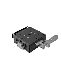 60X60mm Goniometer, EXC Bearings, 1-Axis, +/-7 deg, 35mm Axis Ht, Micrometer, M4 Thd