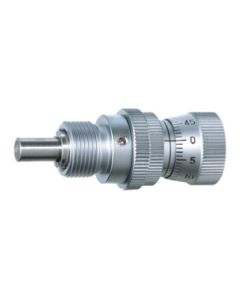 7mm Travel Differential Micrometer Head, Flat Carbide Tip, M14xP1 Mounting Thread