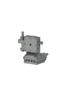 40X40mm EXC Bearing, Steel, XZ-Axis Stage, (Vertical Platform) Center Hex Screw, +/-6.5mm, 6-32 Threads