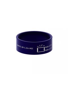 Female 1-32 UN-2B Adaptor for Female M28x0.75 thread, Connects C-Mount elements to BeamTuning elements, 24.5mm clear aperture