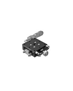 40X40mm Goniometer, EXC Bearings, 1-Axis, +/-5.5, 60mm Axis Ht, Right-handed, Micrometer, 6-32 Thd
