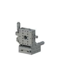 Aluminum Crossed Roller XZ Stage Center Drive Metric Threads