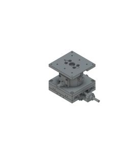 80X80mm EXC Bearing, Steel, XZ-Axis Stage, Center Hex Screw, +/-12.5/5.0mm, M4 Threads