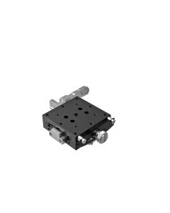 60X60mm Goniometer, EXC Bearings, 1-Axis, +/-3.5, 85mm Axis Ht, Right-handed, Micrometer, M4 Thd