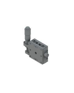 40X40mm EXC Bearing, Steel, Z-Axis Stage, (Vertical Platform/Base) Center Micrometer, +/-6.5mm, M3 Threads, Right-handed