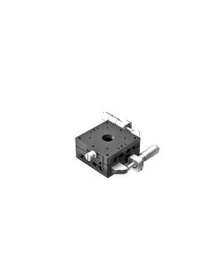 60X60mm EXC Bearing, Steel, XY-Axis Stage, Side Micrometer, +/-6.5mm, M4 Threads