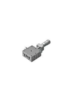 25X25mm EXC Bearing, Stainless Steel, X-Axis Stage, Center Micrometer, +/-3mm, M2 Threads