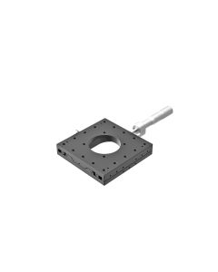 120X120mm EXC Bearing, Steel, X-Axis Stage, Center Micrometer, +/-20mm, M6 Threads