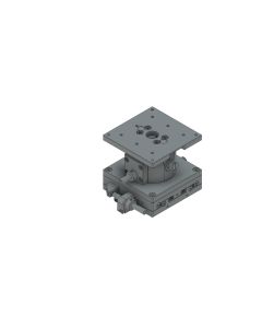 80X80mm EXC Bearing, Steel, XZ-Axis Stage, Side Hex Screw, +/-12.5/5.0mm, M4 Threads