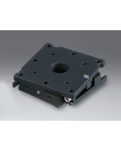 60x60mm Square, Brass, Dovetail Rotation Stage, +/-7 Deg Fine Adjustment, Hex Screw Drive, M4 Threads