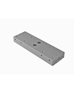 40X130mm Triple-Row EXC Bearing, Stainless Steel, X-Axis Slide, (Free Sliding), +/-37.5mm, M4 Threads