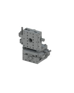 Aluminum Crossed Roller XYZ Stage Side Drive Metric Threads with Fine Pitch Screw