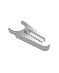 Pedestal Fork Clamp, Stainless Steel, 25.4mm Slot, M6 Screw